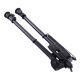 Aimtech Warhammer Tactical Bipod, 13.5-25 in Adjustable Tactical Lever Locking Pivot, Black, AFA-20857