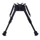Aimtech Warhammer Tactical Bipod, 6-9 in Adjustable Tactical Lever Locking Pivot, Black, AFA-20855