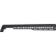 Aimtech Warhammer Tactical Full Rail Shotgun Mount w/MagPul M-Lok System, Mossberg 590, 20ga, Black, ML-4SWH