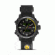Airstryk II 45mm Black Titanium Case, Carbon Yellow Dial, Ballistic Velcro II 45mm Band