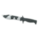 Aitor Oso Camo Fixed Blade Knife,7.3in Camo Black Blade,Polyamide Handle 16072