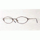 AK Anne Klein AK9069 Eyeglasses with Non-Rx Lenses 443-4816 - Dark Brown 