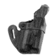 Aker Leather Model 167 Nightguard Holsters, Glock 17, Right, Plain, Black, H167BPRU-G17 X2