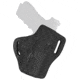 Aker Leather Model 136A Bodyguard Strapless Open Top Pancake Holster, SIG Sauer P320C, Left, Plain, Black, H136ABPL-SS320C
