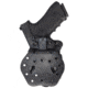 Aker Leather Model 144A D.A. Strapless Open Top Paddle Holster, Heckler &amp; Koch P2000SK/P2000, Right, Plain, Black, H144ABPR-HKP2K