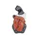 Aker Leather Model 244A D.A. Revolver Strapless Open Top Holster, MD-4, Right, Plain, Black, H244ABPRU-MD 4
