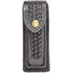 Aker Leather Model 511 Single Magazine Pouch, Medium, Double Stack, Smith &amp; Wesson, .45 Caliber, Chrome Snap, Basketweave, Black, A511-BW-4-CH