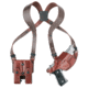 Aker Leather 101 Comfort-Flex Shoulder Holster Rig, Right, Smith &amp; Wesson Model 5900, Plain, Tan, H101TPRU-SW5900