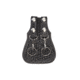 Aker Leather Key Flap, Double Jailers Brass, Basketweave, Black, A562-BW