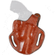 USED Aker Leather Model 137 Bodyguard Revolver Holster, J-Frame 2in, Left, Plain, Tan, H137TPL-SM2, EDEMO1