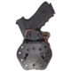 Aker Leather Model 144A D.A. Strapless Open Top Paddle Holster, Glock 19/23/32, Right, Plain, Tan, H144ATPR-GL1923