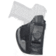 Aker Leather Model 160A Spring Special Executive Open Top Holster, Heckler &amp; Koch P2000, Left, Plain, Black, H160ABPL-HKP2K