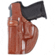 Aker Leather Model 160A Spring Special Executive Open Top Holster, Beretta 92F, Right, Plain, Tan, H160ATPR-BE92F