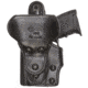 Aker Leather Model 164 Sentinel Low Ride Lined Holster, Glock 17/22/31, Left, Plain, Black, H164BPL-GL1722