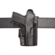 Aker Leather Model 164 Sentinel Low Ride Lined Holster, Glock 17/22/31, Left, Plain, Black, H164BPL-GL1722