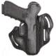Aker Leather Model 166 Classic 3 Slot Holster, Glock 17/22/31, Right, Plain, Black, H166BPR-GL1722