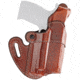 Aker Leather Model 167 Nightguard Holsters, Glock 17/19/26, SureFire X300U, Left, Plain, Tan, H167TPL-GL17X3