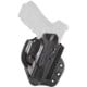 Aker Leather Flatside Paddle XR17 Thumb Break Holsters, SIG Sauer P320 Compact, Left Hand, Plain, Black, H268BPL-SS320C
