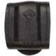 Aker Leather Model 532 Extra Wide Deluxe Belt Keeper, Nickel Snaps, Plain, Black, A532-BP