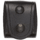Aker Leather Model 532 Extra Wide Deluxe Belt Keeper, Nickel Snaps, Plain, Black, A532-BP