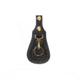 Aker Leather Model 560 Key Flap Holder, Basketweave, Brass Snap, Small, A560-BW-BR