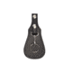 Aker Leather Model 560 Key Flap Holder, Plain, Black Snap, Small, A560-BP-BK