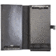 Aker Leather Model 580 Single Citation Book Cover, Plain, Black, A580-BP