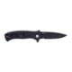 Al Mar Knives Mini S.E.R.E. 2020 Night G Series Folding Knife, Liner Lock Spring Assist, D2, 58HRC, Ti-Black, 3 in, Combo, G10, Black, AMK2205