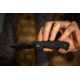 Al Mar Knives Mini S.E.R.E. 2020 Night G Series Folding Knife, Liner Lock Spring Assist, D2, 58HRC, Ti-Black, 3 in, Combo, G10, Black, AMK2205