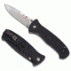 Al Mar Knives Mini SERE Automatic, G-10 Handle, Combo Edge, Black Finish X-AM-MAS4B