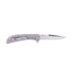 Al Mar Knives Ultralight Titanium Series Folding Knife, Falcon, Frame Lock, D2, 58HRC, Satin, 3.15 in, Traditional, TC4 Handle, Silver, AMK4114