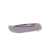 Al Mar Knives Ultralight Titanium Series Folding Knife, Hawk, Frame Lock, D2, 58HRC, Satin, 2.5 in, Traditional, TC4 Handle, Silver, AMK4112