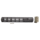 ALG Defense 12in Ergonomic Modular Railed Handguard - V1, Gray, 12in 05-293G