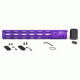 ALG Defense 13in Ergonomic Modular Railed Handguard - V0, Purple, 13in 05-271P
