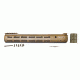 ALG Defense 13in Ergonomic Modular Railed Handguard - V2 M-LOK, DDC, 13in 05-318S