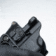 Alien Gear Holsters Paddle Rapid Force Polymer Level II w Axon OWB Paddle Holster, S&amp;W M&amp;P9c M2.0 Compact 4 In/M&amp;P9 2.0 4.25 In/Per. M&amp;P9 M2.0 C.O.R.E. Ported/Pro Series 4.25 In, Left Hand, Matte Black, Large Light, R2-P-0880-BK-LH-LL-AX-B