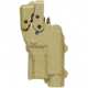 Alien Gear Holsters Rapid Force Duty Holster LVL 3 w/Light-Bearing w/Bag Packaging, Glock 19/45 Gen 1-5/19X/19 MOS/23 Gen 1-4/44/45 MOS, Left Hand, Matte Tan, RD-M-0057-TN-LH-L1-B