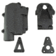 Alien Gear Holsters Rapid Force Level II Polymer OWB Holster, Right Hand, w/ Large Light, Black, AG-R2-B-0057-BK-RH-LL-A0-C
