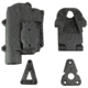 Alien Gear Holsters Rapid Force Level II Polymer OWB Holster, Right Hand, w/ Large Light, Black, AG-R2-B-0057-BK-RH-LL-AX-C