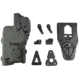 Alien Gear Holsters Rapid Force Level III Polymer OWB Holster, Right Hand, w/ Large Light, Black, AG-R3-M-0691-BK-RH-LL-AX-C