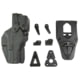 Alien Gear Holsters Rapid Force Level 3 Polymer Duty OWB Belt Holster, Glock 19, G19X, 45, Right Hand, Black, R3-M-0057-BK-RH-L0-A0-C