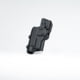 Alien Gear Holsters Rapid Force Polymer Level III OWB Belt Duty Holster, Glock 19/19X/19 MOS/23 Gen 1-4/44/45/45 MOS, Glock 17/17 MOS/22 Gen 1-4/47/47 MOS, Left Hand, Matte Black, Large Light, R3-M-0057-BK-LH-LL-A0-B