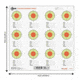 ALLEN 15616 EZ AIM 13.5X13.5 PAPER LOAD TRGT 25PK