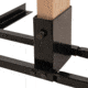 Allen EZ Aim Steel Target Stand Base, Black, Powder Coated Steel, 21in Long, 15543