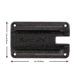 Allen Gun Ready Rail Handgun Magnet, 1 Handgun, Black, Metal, 5648