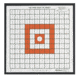 Allen Remington Shooting Targets in Grid Style, Orange, 1520