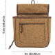 Allen Rival Shell Bag, 52in Waist Belt, Caramel Brown, Double Compartment, 8332