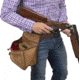 Allen Rival Shell Bag, 52in Waist Belt, Caramel Brown, Double Compartment, 8332