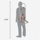 Allen Rock Canyon External Frame Pack, Tan, 1932