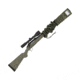 Allen Stretch Knit Gun Sock w/Writeable ID Label for Rifles with Scopes and Shotguns, Silicone Treated, Green, 52 in, 13171